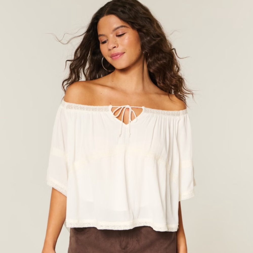 Hollister Easy Crinkle Poncho